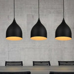 Suspension Led Style Nordic Noir Luminaire Chambre