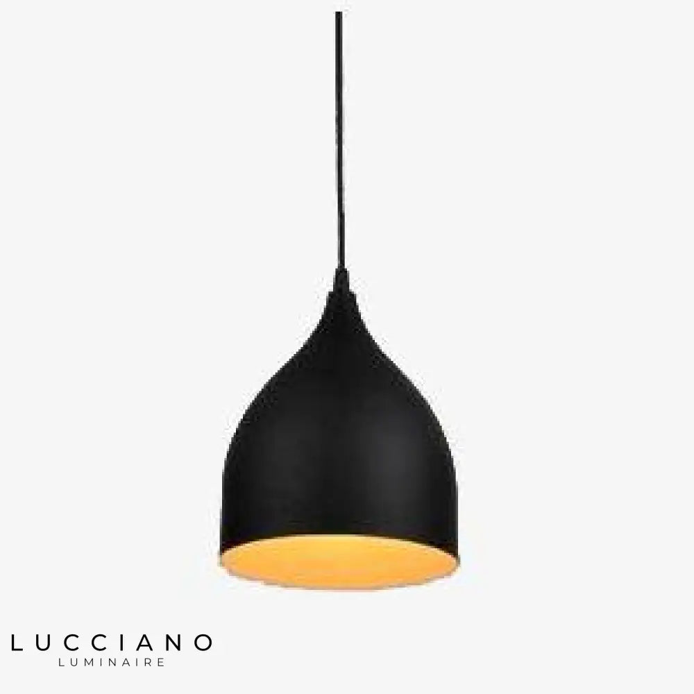 Suspension Led Style Nordic Noir Luminaire Chambre