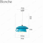 Suspension Led Tasse Inversée C Luminaire Chambre