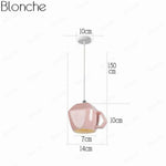 Suspension Led Tasse Inversée I Luminaire Chambre