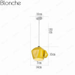 Suspension Led Tasse Inversée J Luminaire Chambre