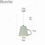 Suspension Led Tasse Inversée O Luminaire Chambre