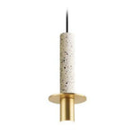 Suspension Led Terrazzo Luxe Beige Luminaire Chambre