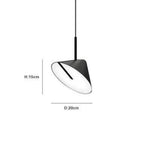 Suspension Led Triangle Design Hang Luminaire Chambre