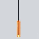 Suspension Led Tube Métal Hang Rose Gold / 20Cm Chaude Luminaire Chambre