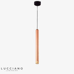 Suspension Led Tube Métal Hang Rose Gold / 20Cm Froide Luminaire Chambre