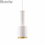 Suspension Led Tubulaire Industrielle Blanc Luminaire Doré