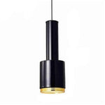 Suspension Led Tubulaire Industrielle Luminaire Doré