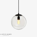 Suspension Led Verre Boule Living Luminaire Chambre