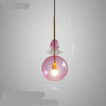 Suspension Led Verre Coloré Coffee D Luminaire Chambre