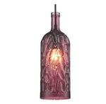 Suspension Led Verre Contemporaine Violet Luminaire Chambre