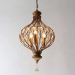 Suspension Led Verre Cristal Vintage Luminaire Chambre