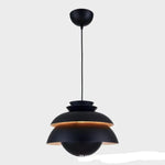 Suspension Led Vintage Aluminium Noire Luminaire Chambre