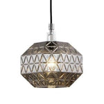 Suspension Led Vintage Verre Luxury Gris Fumé / Chaude Luminaire Chambre