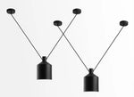 Suspension Loft Noir Moderne Luminaire Chambre