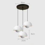 Suspension Maryana Abat-Jour Demi-Cercle Coloré B Luminaire Chambre