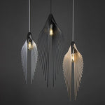 Suspension Métal Ailes D’oiseau Badir Luminaire Chambre