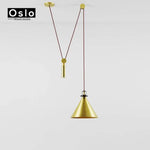 Suspension Métal Avec Câble Long Oslo F Luminaire Chambre