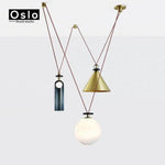 Suspension Métal Avec Câble Long Oslo H Luminaire Chambre