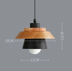 Suspension Métal Bois Nordic Multiforme A - Noir Luminaire En Bois