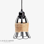 Suspension Métal Industriel Cordage Luminaire Chambre