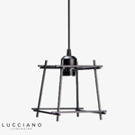 Suspension Métal Industriel Rétro Luminaire Chambre