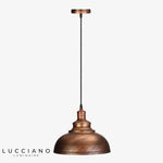 Suspension Métal Loft Rustique Luminaire Chambre