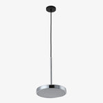 Suspension Minimaliste En Métal Pathen Argenté / Chaude Luminaire Chambre