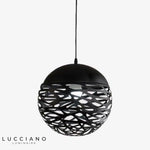 Suspension Moderne Boule Trouée (Multicolore) Luminaire Chambre