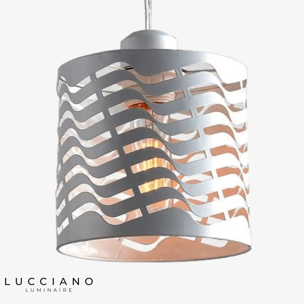 Suspension Nordic Art Rétro Blanche Luminaire Chambre