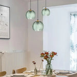 Suspension nordique ronde en verre