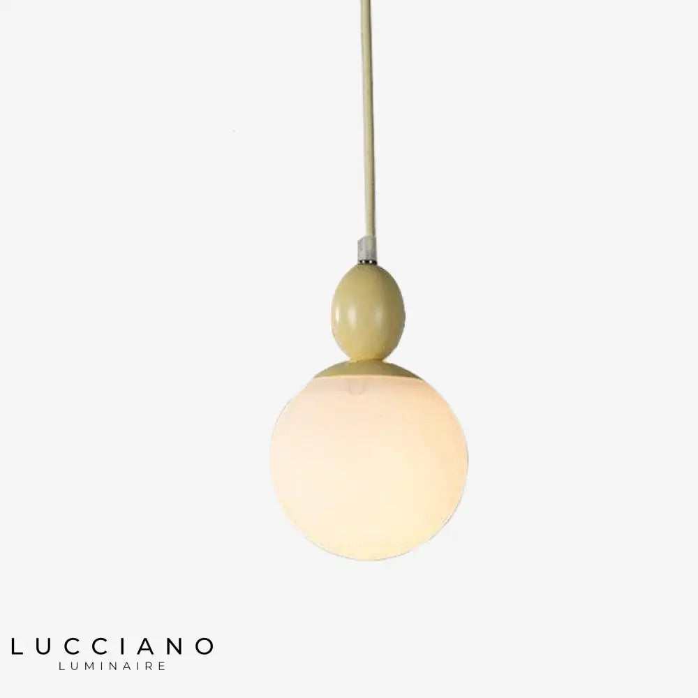 Suspension Oiseau Perché Macaroon Colorée Luminaire Chambre