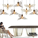 Suspension Oiseaux Pigeon Design Luminaire Chambre