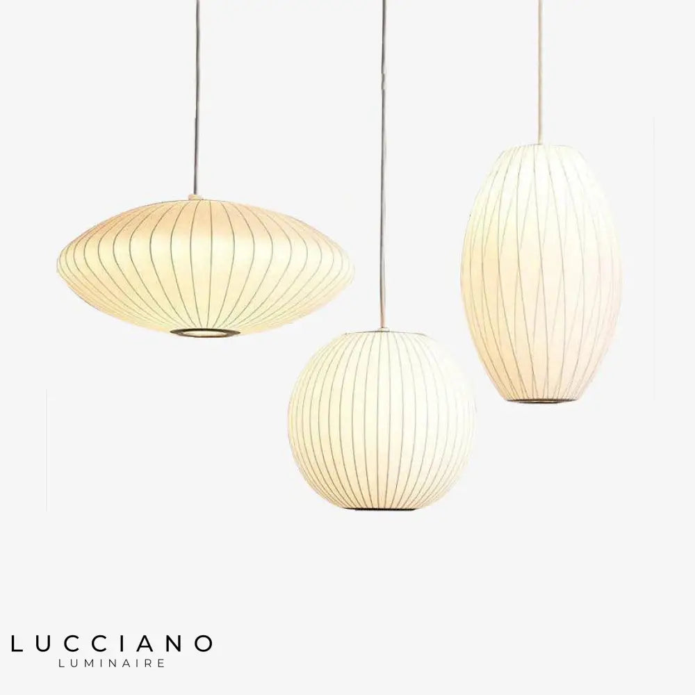 Suspension Papier Style Japonais Moderne Luminaire Chambre