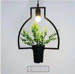 Suspension Plantes Vertes Trazos C Luminaire Chambre