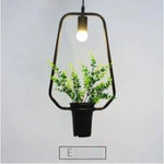 Suspension Plantes Vertes Trazos E Luminaire Chambre