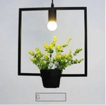 Suspension Plantes Vertes Trazos G Luminaire Chambre