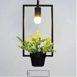 Suspension Plantes Vertes Trazos H Luminaire Chambre