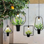 Suspension Plantes Vertes Trazos Luminaire Chambre