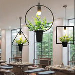 Suspension Plantes Vertes Trazos Luminaire Chambre