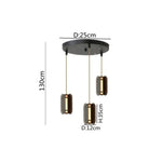 Suspension Rahki Verre Teinté Moderne C Luminaire Chambre