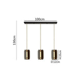 Suspension Rahki Verre Teinté Moderne D Luminaire Chambre