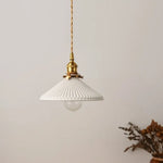 Suspension Rétro Céramique Blanche Letten A Luminaire Chambre