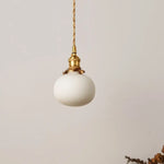 Suspension Rétro Céramique Blanche Letten B Luminaire Chambre
