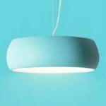 Suspension Ronde Creative Et Colorée Bleu / 25Cm Luminaire Chambre