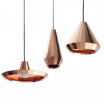 Suspension Rose Gold Loft Geométrique Luminaire Chambre