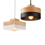 Suspension Scandinave Bois Métal Luminaire Chambre