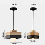 Suspension Scandinave Bois Métal Luminaire Chambre