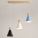 Suspension Scandinave Conique En Bois Avi Luminaire Chambre