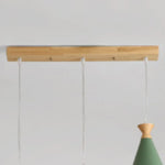 Suspension Scandinave Conique En Bois Avi Luminaire Chambre